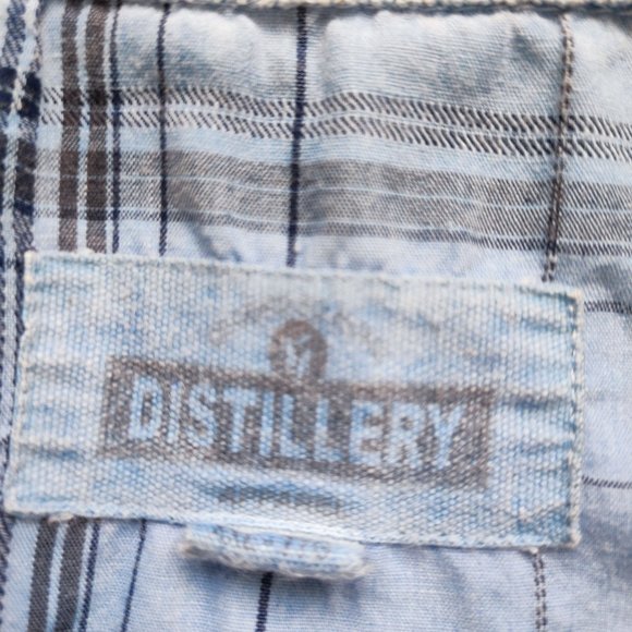 Distillery men's button up short sleeve shirt size XXL - Picture 4 of 6